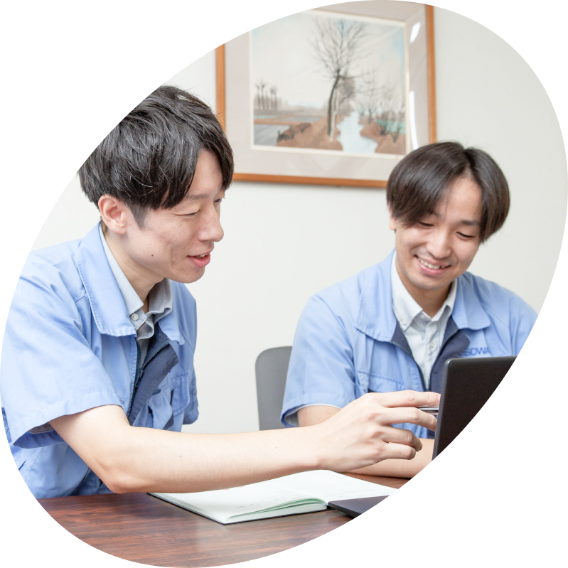 基板実装している様子