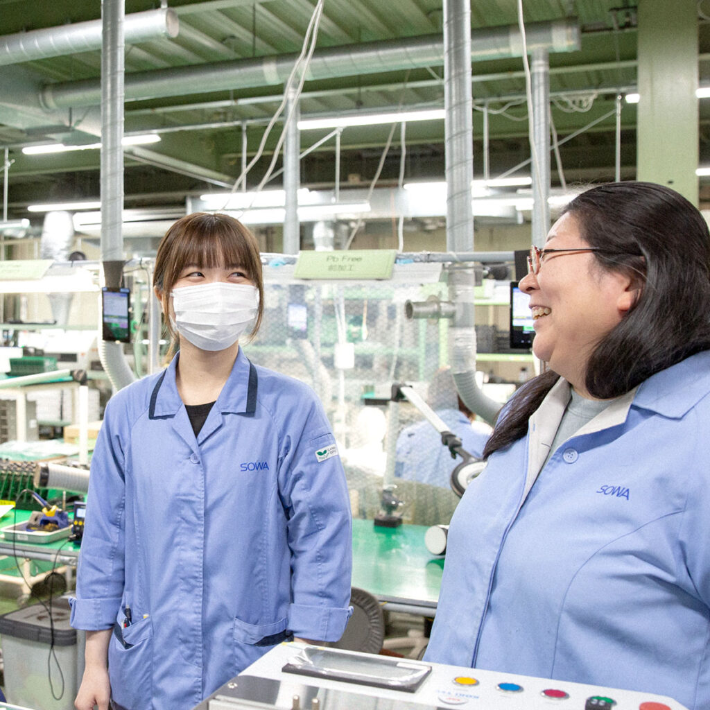 イチから丁寧に教わったから、次は私が後輩に分かりやすく教える番です。